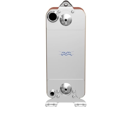 Alfa Laval Brazed Plate Heat Exchanger, AISI 316L, Stainless Steel, Copper, 80 Plates - Subcooler - 720k BTU ACH-500EQ-80H-F
